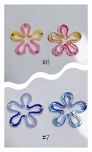 Load image into Gallery viewer, 2pcs Acrylic Flower Pendant, Flower Charm, 38.8mm, Acrylic Drop Charm for Jewelry Making, DIY Beads Finding MY121