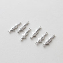 Load image into Gallery viewer, 10pcs Fish Pendant, Necklace Charm, 14K Gold/Silver Plated, Bracelet Making Pendant, Jewelry Supply Finding JG056