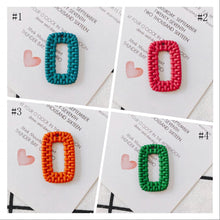 تحميل الصورة إلى عارض المعرض، 10 قطع من القلادات الهندسية المستطيلة، قلادة من الراتنج لصنع المجوهرات، العثور على الخرز بنفسك MY089