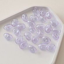 Load image into Gallery viewer, Glass Bubble Beads,Irregular Ellipsoid Glass Beads, Colorful Hand Blown Hollow Round Globes for Jewelry Making, DIY Beads Finding GZ561