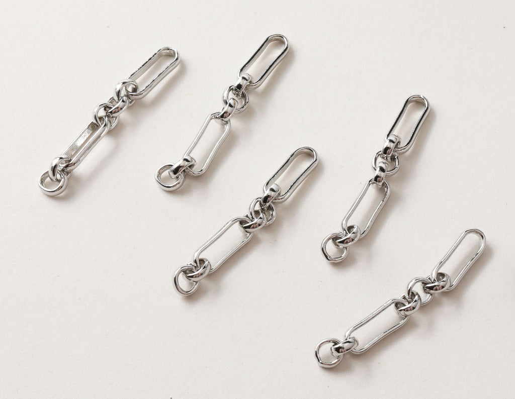 14K Gold Chain Charm, Cut to Size, Necklace Bracelet Making Finding, Chain Connecor for Jewelry Making GT003