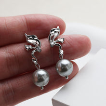 Load image into Gallery viewer, Bow Tie Earring Post With Loop, 14K Gold/Silver, S925 Silver Pin Nickel Free Earrings, Bow Tie Ear Stud with Loop GE122