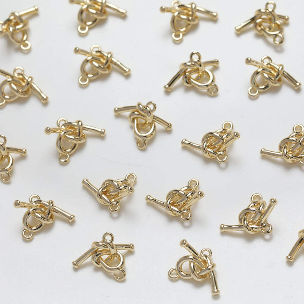 Tie The Knot Charms, Knot Connectors, Knot Pendant, 14K Gold/Silver  Plated, 15mm, Necklace Making Charms, Jewelry Findings GZ253
