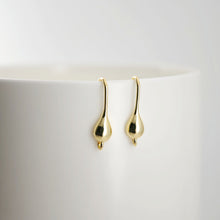 Load image into Gallery viewer, Fish Hooks, 18K Gold Plated Ear Wires, Gold Earring Earring Hooks, Ear Wires for Jewelry Making D0168