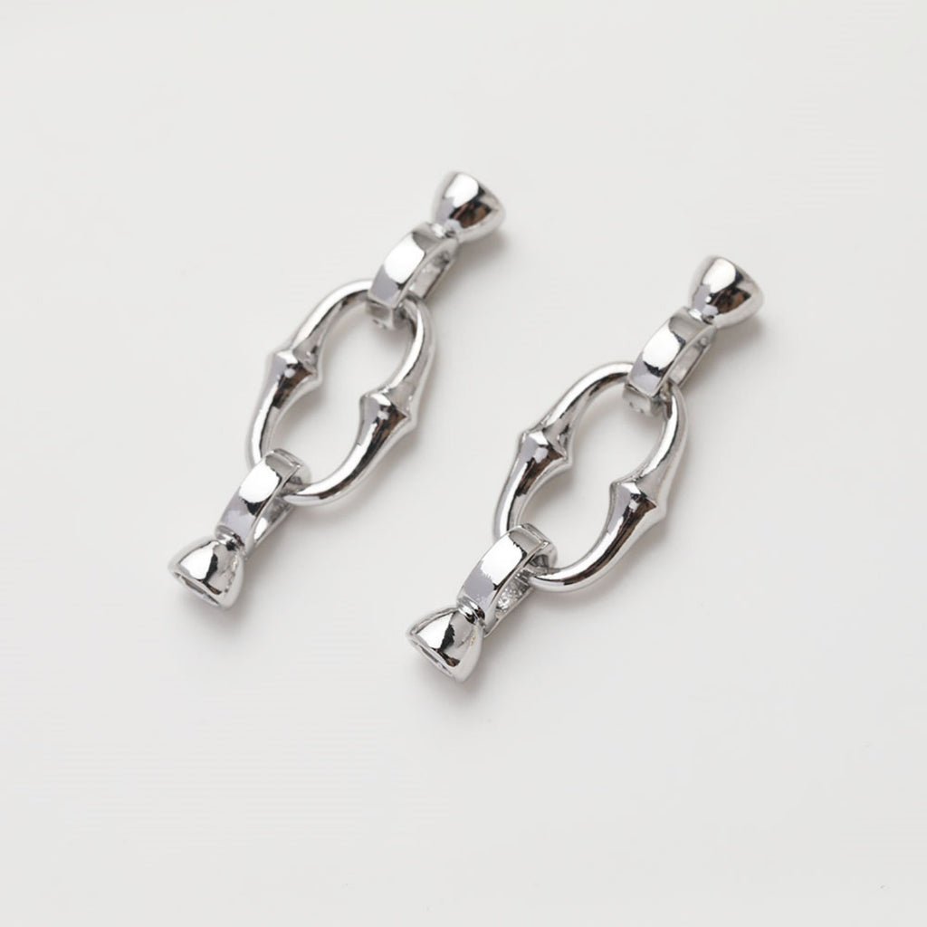 Link Chain Connector, 14K Gold/Silver Plated, Neckalce Bracelet Making Pendant, Jewelry Supply Finding GZ516