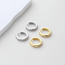 Load image into Gallery viewer, Minimalist Round Earring Hoops, Gold Plated Huggie Hoop Earring, Leverback Earring, DIY Earring  Findings, Handmade Earring Supplies D0507