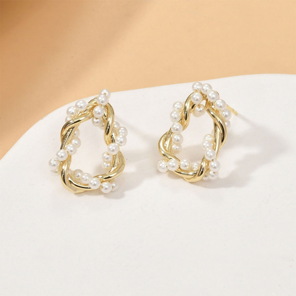 Alien Skeleton Ear Post , S925 Silver Ear Pin Nickel Free, Niche Retro Metallic ,  14K Gold Plated Circle Stud Earring Finding LL152