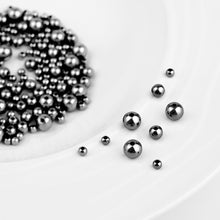 Load image into Gallery viewer, Black Plated Beads, Gold Spacer Beads, 14k gold round beads,3mm/4mm/5mm/6mm, Spacer Beads For Jewelry making