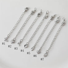 تحميل الصورة إلى عارض المعرض، سلسلة تمديد بمشبك مخلب جراد البحر بطول 73.4 مم، يد، قمر، فراشة، قلادة مطلية بالذهب عيار 14 قيراطًا، نتائج صنع السوار ZZ047