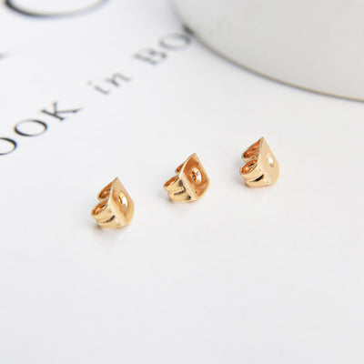 20PCS 18k Real Gold Plated Earring Backs , Hypoallergenic Secure Earring Backs for Studs , Earring Backs for Jewelry making Findings D0008
