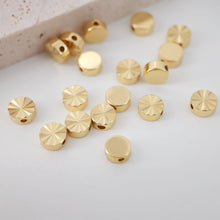 Load image into Gallery viewer, Triangle Spacer Beads, 18K Gold Plated , Dainty Bracelet Necklace Making Beads, Jewelry Finding S325