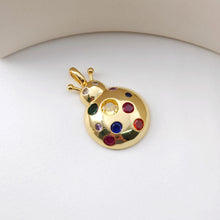 Load image into Gallery viewer, Mushroom Charm, 18K Gold Plated, Cubicl Pave Pendant, Neckalce Bracelet Making Pendant, Jewelry Supply Finding S1230