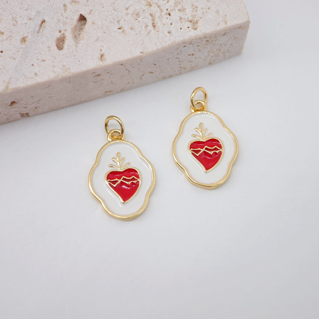 Enamel Carrot Charm, Carrot Pendant, 18K Gold Plated Pendant, Silver, Necklace Making Charm, Jewelry Findings S20263