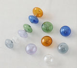 Glass Bubble Beads, 17-19mm, Oval OpenworkGlass Beads, Hand Blown Hollow Oval Globes for Jewelry Making, DIY Beads Finding GZ008