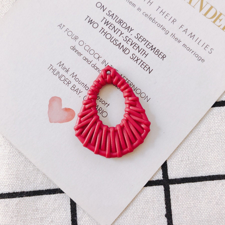 10 قطع من قلادة على شكل قطرة، قلادة من الراتنج لصنع المجوهرات، العثور على الخرز بنفسك MY020