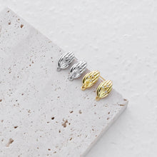 Cargar imagen en el visor de la galería, Poste para pendientes de hoja, pendiente de botón de latón chapado en oro auténtico de 18 quilates con aro, pavé de circonitas, pasador de plata S925, sin níquel, fornitura para pendientes D0438