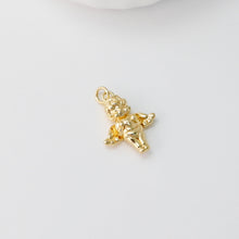 Load image into Gallery viewer, Gold Angel Charms, 18K Gold Plated Angel pendants for Necklace and Bracelet, Jewelry Findings