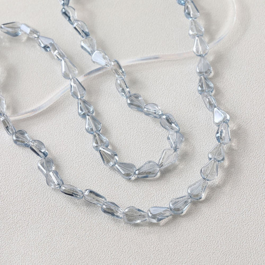 Drop Glaze Beads, 10.6m, Teardrop Glass Crystal Beads for Jewelry Making, Bracelet DIY Beads Finding GZ537