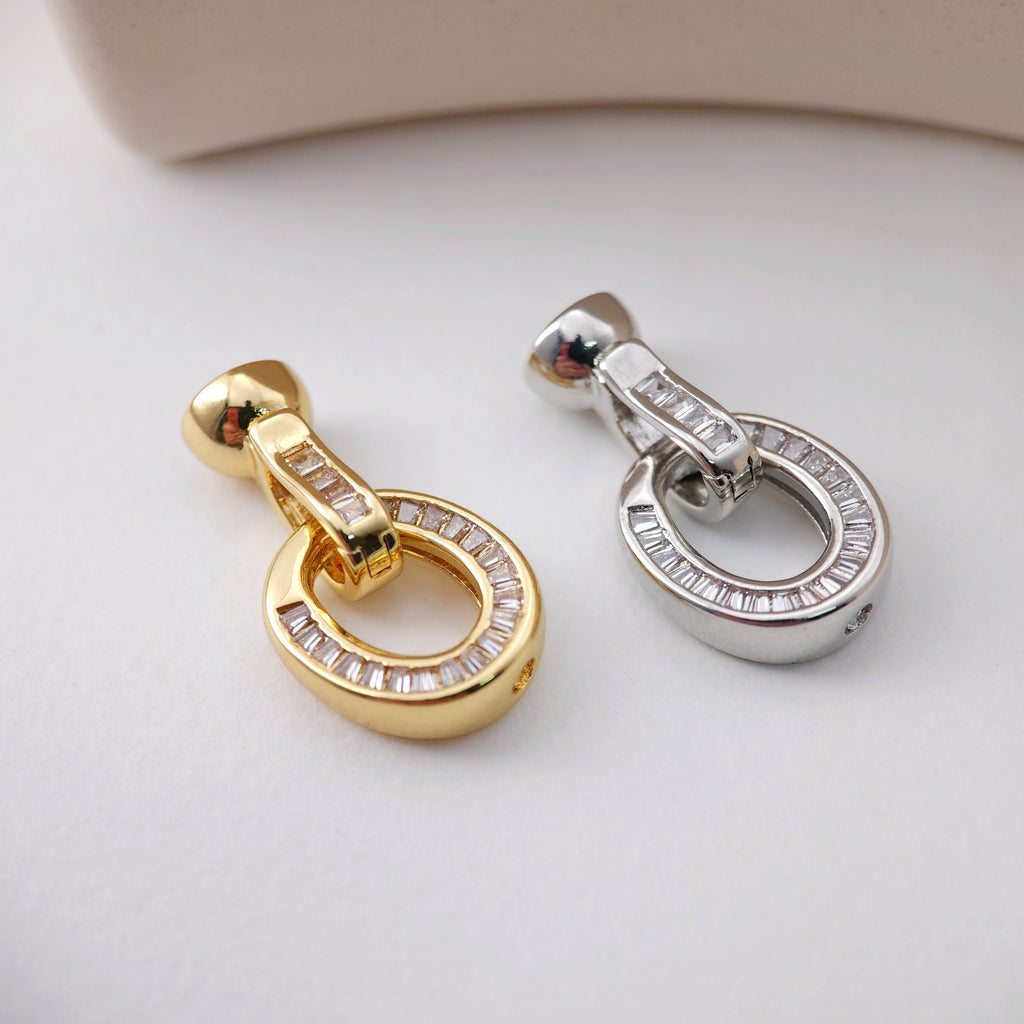 18K Gold Plated Clasp Claw, Necklace Bracelet Making Connector, Jewelry Findings S1222