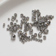 Load image into Gallery viewer, 50pcs Round Cutting Spacer Beads, Gold Beads, 18K Gold Plated, 2.5mm,3mm,4mm,5mm,6mm, Bracelet Necklace Making Jewelry Finding SC016