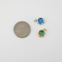 Load image into Gallery viewer, Ocean Pendant, 18K Gold Plated, Necklace Making Charm, Jewelry Findings S20812