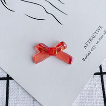 Load image into Gallery viewer, 10pcs Aurora Acrylic Bow Pendant, Bow Beads, 34mm, Acrylic Dangle Charm for Jewelry Making, DIY Beads Finding MY125