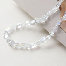 Load image into Gallery viewer, Irregular Glass Crystal Beads, Spacer Beads, 10mm, Crystal Glass Loose Beads for Jewelry Making, DIY Beads Finding GZ534