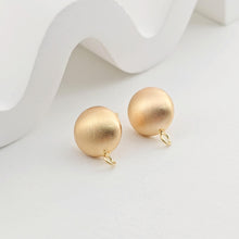 تحميل الصورة إلى عارض المعرض، قرط دائري من الذهب عيار 18 قيراطًا بلمسة نهائية مصقولة مع حلقة، أقراط خالية من النيكل، 12 مم، دبوس من الفضة S925، نتائج قرط مضادة للحساسية ZX252