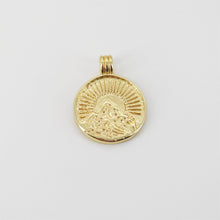 Load image into Gallery viewer, Natural Scenery Pendant, 18k Gold Plated Charm, Element Charm, Fire/Mountain/Water Charm for Bracelet Necklace Earring Making S20814