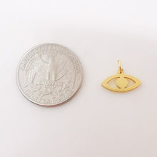 Load image into Gallery viewer, 10pcs Gold Eye Charms, Horn Charm, Cactus Pendant, 18K Gold Plated Eye Charms, Necklace Charms, Jewelry Findings