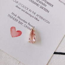 Cargar imagen en el visor de la galería, 10 piezas de dijes largos de lágrima de cristal, 10 colores a elegir, chapados en oro de 14 quilates, 18 x 7,5 mm, accesorios de joyería MY076-F040