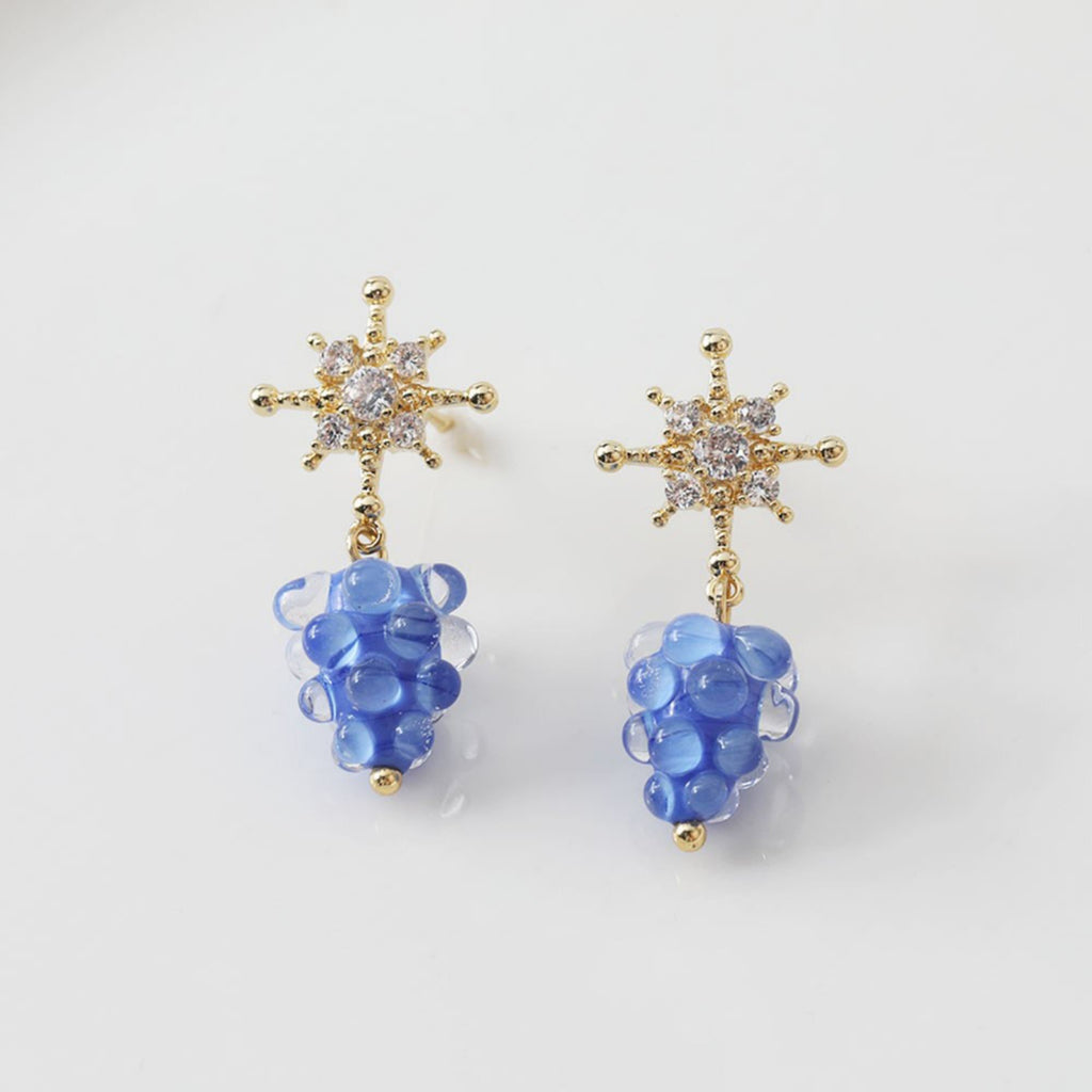 Pendiente de plata S925 con forma de estrella polar cúbica y aro, sin níquel, con forma de cruz de oro y plata, hipoalergénico, ZZ046