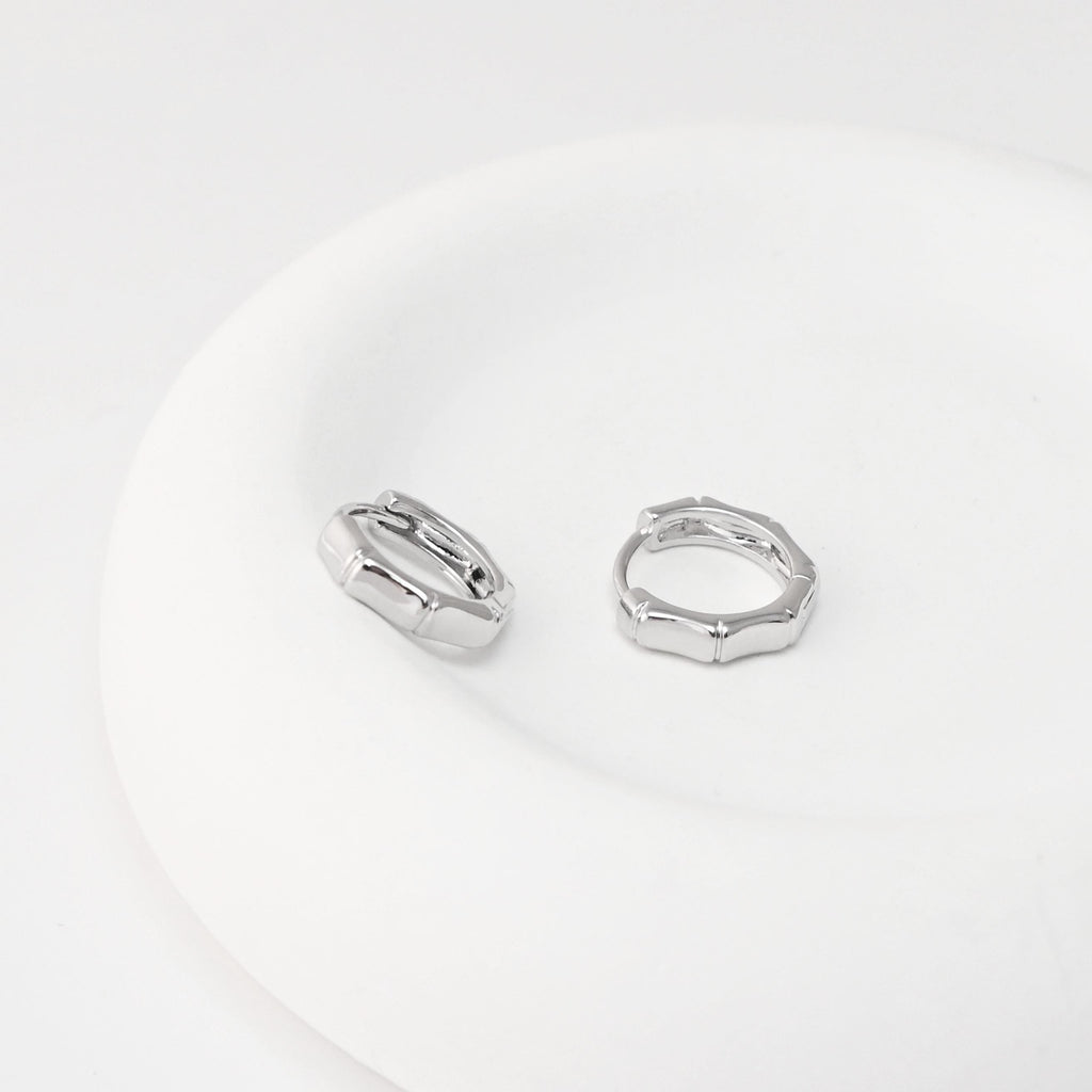 Bamboo Earring Hoops, Gold Plated Huggie Hoop Earring, Leverback Earring, DIY Earring  Findings, Handmade Earring Supplies D0517