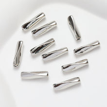 Load image into Gallery viewer, Tube Beads, Spacer Beads, 17mm, 14K Gold/Silver Plated, Bracelet Necklace Making Jewelry Finding GZ260