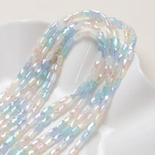 Load image into Gallery viewer, Rectangular Cut Faceted Glass Beads, 4.2*7.3mm, Crystal Glass Loose Beads for Jewelry Making, DIY Beads Finding GZ551