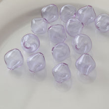 Load image into Gallery viewer, Glass Bubble Beads,Rhombus Hollow Glass Beads, Colorful Hand Blown Hollow  Globes for Jewelry Making, DIY Beads Finding GZ563