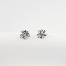 Load image into Gallery viewer, Flower Earring Post with Loop, S925 Silver Pin, 18K Real Gold Plated Brass Stud Earring With Loop, Nickel Free, Earring Finding ZX265