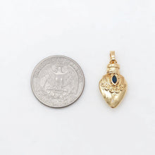 Load image into Gallery viewer, Vintage Gold Bottle Charms, 18K Real Gold Plated Pave CZ Bottle Pendants, Vintage Necklace Making Charms S20450