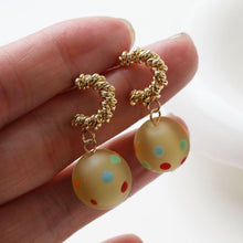 Load image into Gallery viewer, C Shape Earrings Post With Loop, 14K Gold/Silver Plated, S925 Silver Ear Pin Nickel Free Earrings, Twist Wrap, Earring Findings GZ725