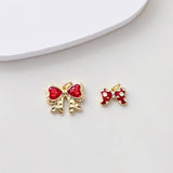 Hammered Bow Tie Pendant, Enamel Bow Tie Charms, 18K Gold Plated Tie Charms, For Bracelet And Necklace Making, Jewelry Findings S1392