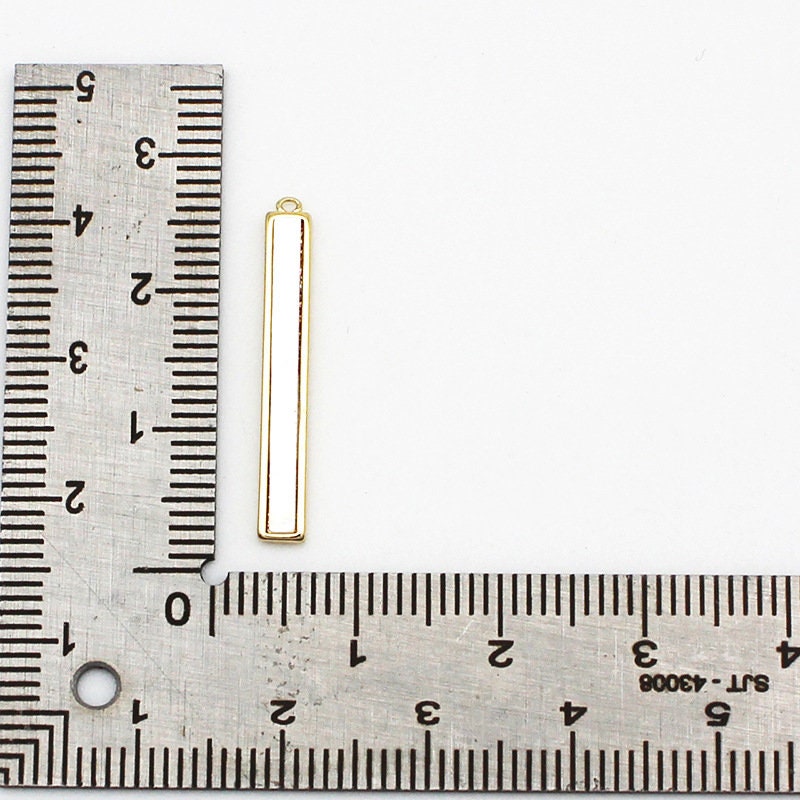 قلادة صدفية مستطيلة الشكل، مطلية بالذهب عيار 14 قيراطًا، حلية من عرق اللؤلؤ، صناعة القلائد، مكونات صناعة المجوهرات CF001