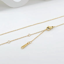 Load image into Gallery viewer, Adjustable 14K Finished Necklace Chain, Oval Cable Necklace, 316L Stainless Steel, Oval Chain, Ready to Wear, 54cm/21 inch, JR004