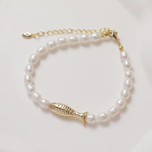 Load image into Gallery viewer, Fish Beads, Spacer Beads, 23mm, 14K Gold/Silver Plated, Bracelet Necklace Making Jewelry Finding GZ359