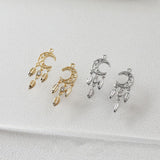 Pendientes de atrapasueños, chapados en oro y plata de 14 quilates, estilo bohemio, regalo para damas de honor, pendientes de atrapasueños con dijes colgantes GZ398