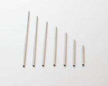 Load image into Gallery viewer, 10pcs Tube Spacer Beads, Noodle Tube, 15~45mm, 18K Gold Plated Beads, Bracelet Necklace Making Jewelry Finding GZ182