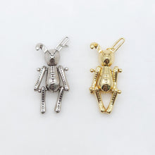 تحميل الصورة إلى عارض المعرض، حُلي أرنب ثلاثية الأبعاد، قلادة أرنب مطلية بالذهب/الفضة عيار 18 قيراطًا، 42 مم، قلادة حيوان، حُلي قلادة، قطع مجوهرات S20355