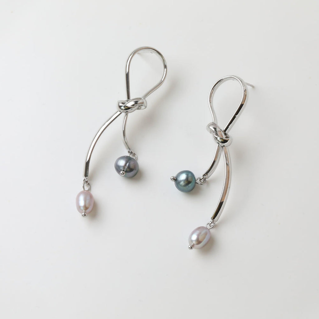 Gold Knot Earring Post, S925 Silver Ear Pin, Nickel Free Earrings, 14K Ear Stud, Tie The Knot Earring Findings GZ732