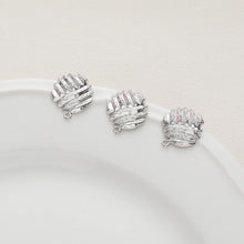 تحميل الصورة إلى عارض المعرض، أقراط دائرية مطوية مفتوحة مع حلقة، ذهبية/فضية، مصنوعة من فضة S925 خالية من النيكل، نتائج أقراط مضادة للحساسية BB113