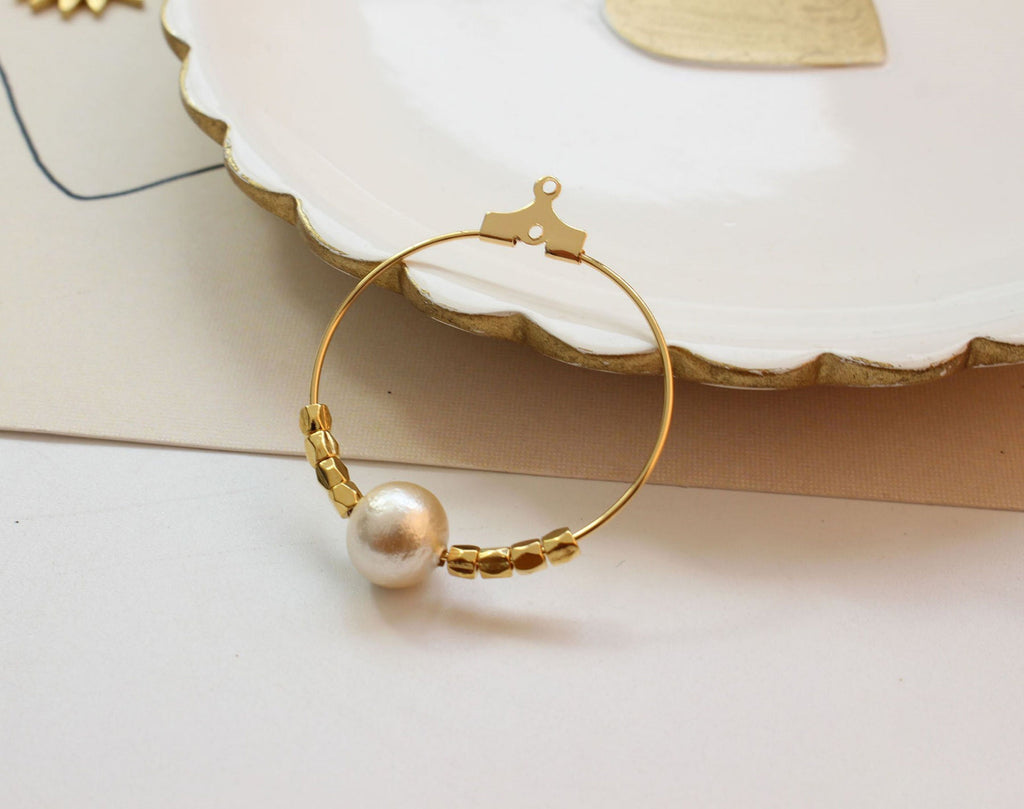 20pcs- Cube Beads, Faceted Beads, 3mm, 18K Gold Beads, Bracelet Beads, Gold Plated Spacer Beads, Big Hole, Jewelry Finding GZ181-S