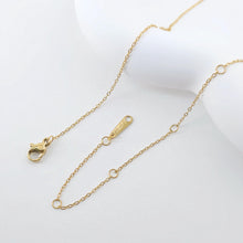 Load image into Gallery viewer, Adjustable 14K Finished Necklace Chain, Oval Cable Necklace, 316L Stainless Steel, Oval Chain, Ready to Wear, 54cm/21 inch, JR004